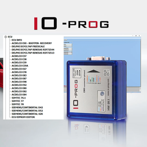 Io-prog ECU programcı I/O k-line terminali kombinasyonu ve IO Prog ECU programcı FLASH ve EEPROM bellek Pinout olabilir