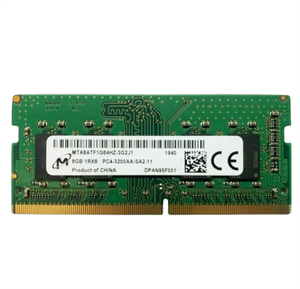 Original,MTA8ATF1G64HZ-3G2J1 RAM DDR4 8GB 3200MHz PC4-25600 Non-ECC Unbuffered CL22 260-Pin <strong>SoDimm</strong> 1.2V <strong>Single</strong> Rank Memory - Product Image 1