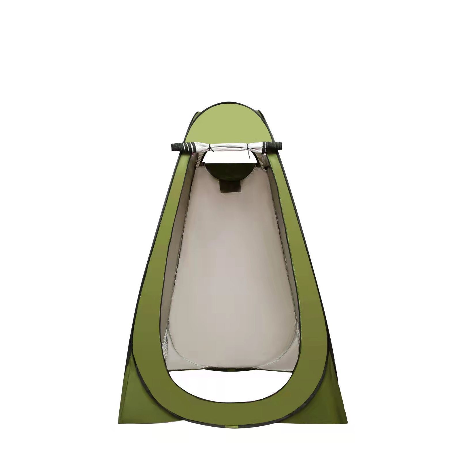 Verde militar con revestimiento plateado 2 ventanas