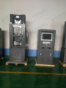 Máquina de prueba universal hidráulica Interfaz de computadora 220V Potencia electrónica Garantía de 1 año Prueba de compresión extensible de laboratorio