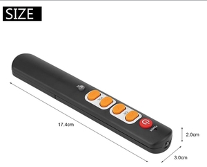 テレビSTB DVD DVB HIFI VCR用のリモートコントロールユニバーサル学習ビッグボタン6キー - Product Image 3