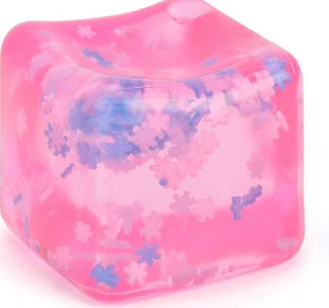 น้ำแข็งมอลโตสเกล็ดหิมะ สีแดง-5ซม