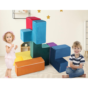 Phong Cách Hiện Đại Bé Mềm Bọt Khu Vực Chơi Khối Trẻ Em Câu Đố Hoạt Động Khối Cho Phòng Ngủ Và Phòng Khách Sofa Lấy Cảm hứng Chơi Sofa - Product Image 5