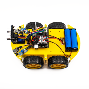LAFVIN 4WD çok Robot araç kiti yükseltilmiş V2.0 Robot kök/grafik programlama Robot araba arduino için