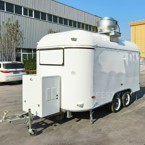 Thương mại Phục Vụ Nhà Bếp <span class=keywords><strong>Trailer</strong></span> đầy đủ trang bị đường phố trà cà phê Icecream bán hàng tự động xe tải rang gà Donut thực phẩm <span class=keywords><strong>Trailer</strong></span> - Product Image 4