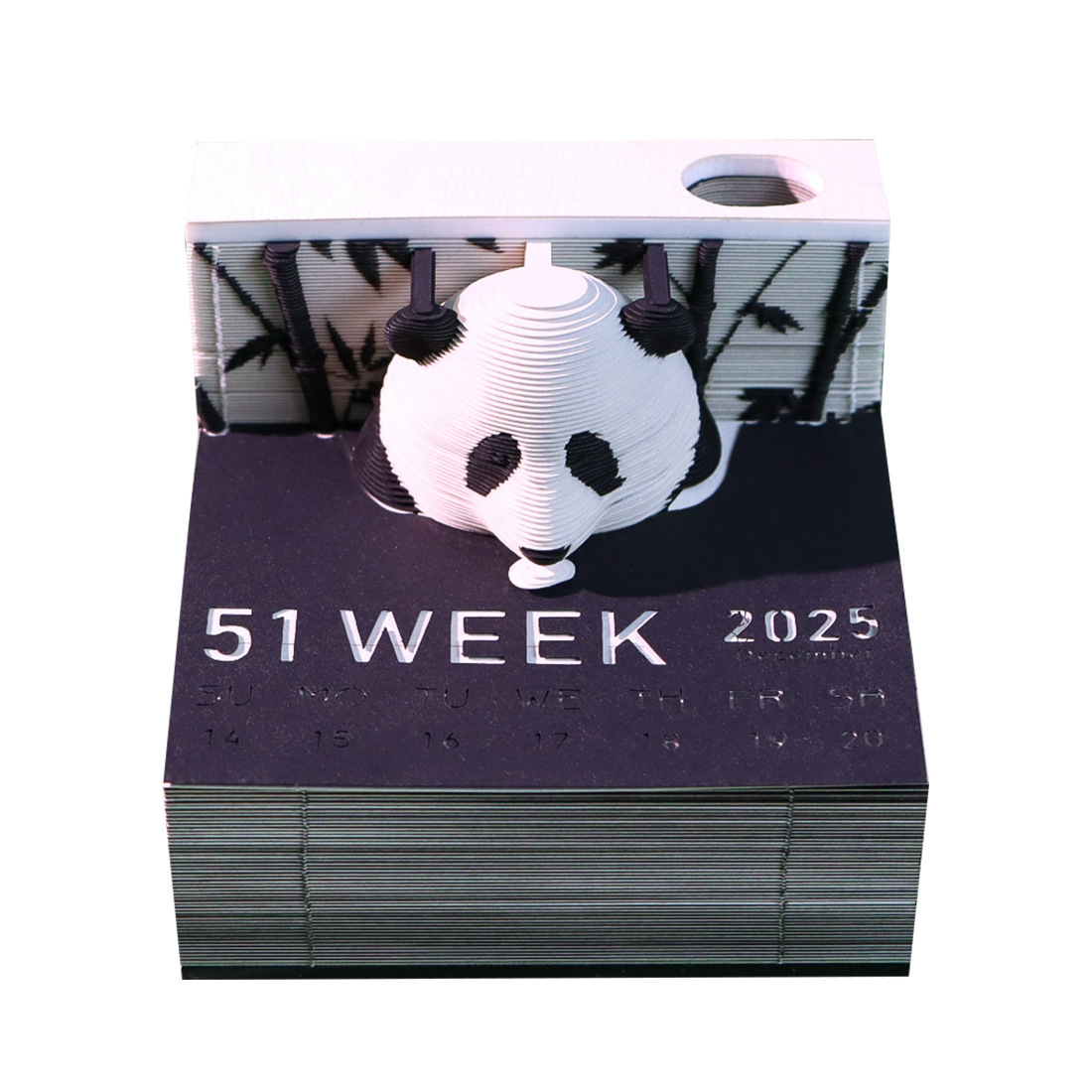 Panda-2026 English calendar