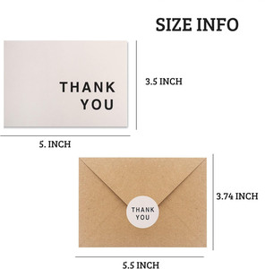 Bulk Blank Thank You Cards with Envelopes Assorted <strong>Large</strong> Capacity Writable Wedding Baby Bridal Personalized Thank You <strong>Notes</strong> - Product Image 2