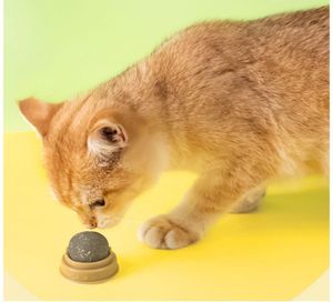 Pelota de hierba gatera giratoria para gatos, juguete de entrenamiento interactivo Natural desmontable, personalizado, divertido, para interiores, venta al por mayor - Product Image 3