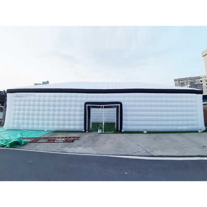 20x11m ticari kullanım büyük şişme LED eğlence çadırı açık yetişkinler için gece kulübü çin'den şişme fabrika