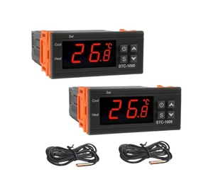 Controlador de temperatura digital eléctrico Termostato de controlador de temperatura de humedad de plástico OEM personalizable - Product Image 4