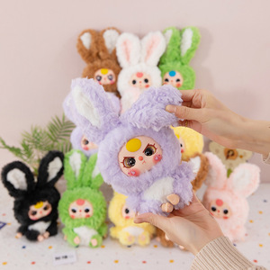 Labubu Trendy Three-Year-<strong>Old</strong> Rabbit Vinyl Doll New <strong>Style</strong> Plush <strong>Toy</strong> for Girls and Children Inspired by Frozen Character Labubu - Product Image 1