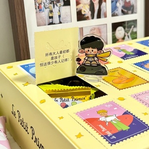 小王子饼干独家集邮饼干礼品盒212克黄油牛奶饼干椰子脆饼干圣诞礼物 - Product Image 4