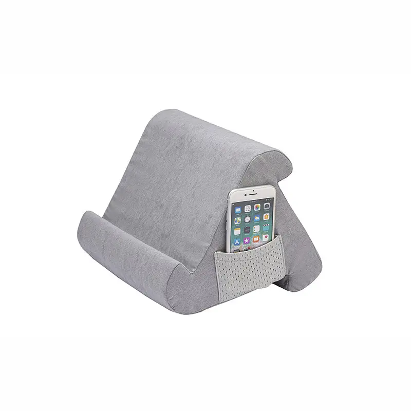 Travesseiro de leitura para iPad, suporte para celular e tablet, travesseiro multiângulo