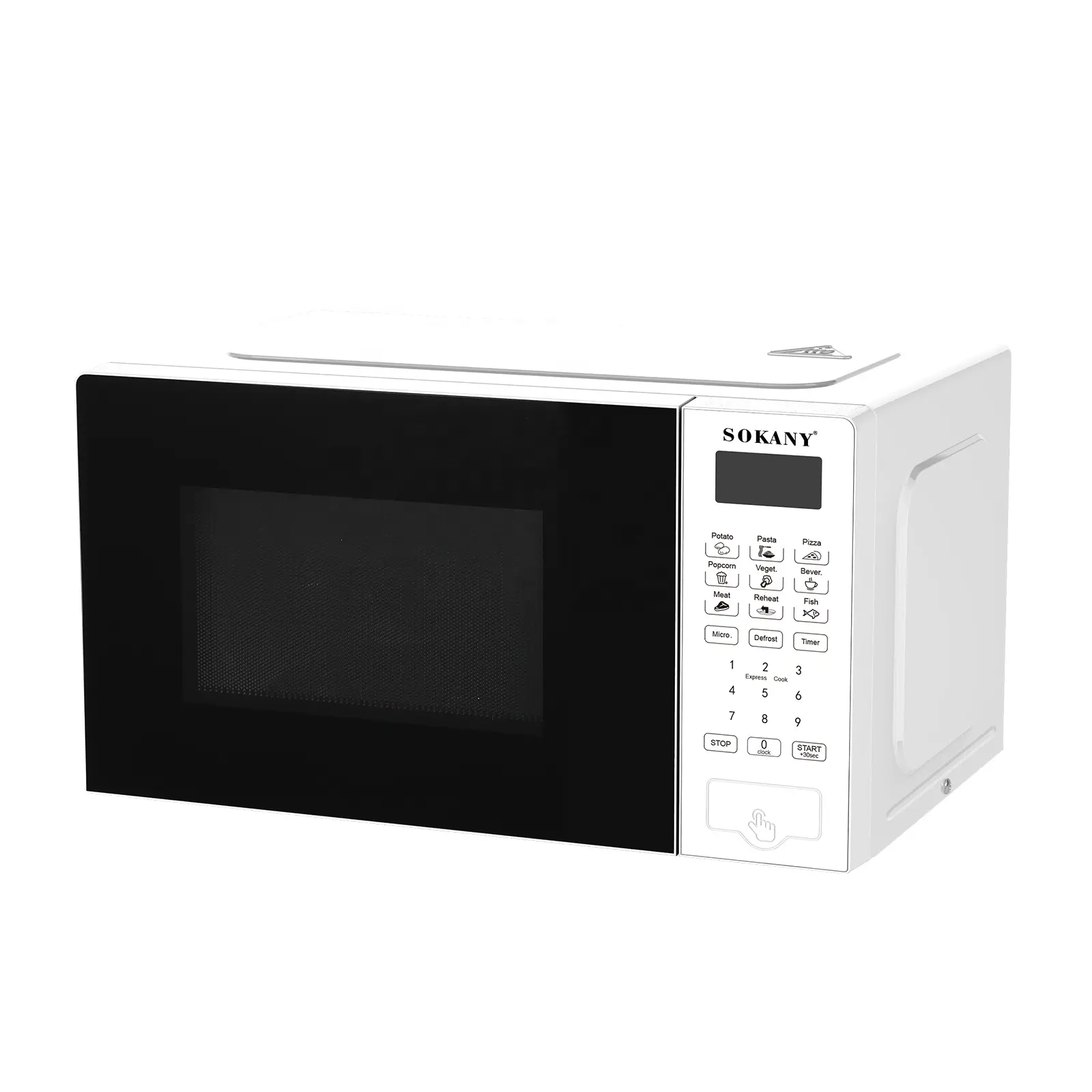 Forno microondas SOKANY 10018 com grill 20L Forno microondas branco Eletrodomésticos