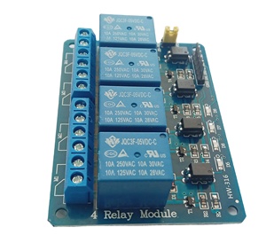 FYX Stock 5V 4way 4 Channel relè Board 5v relè modulo con optoaccoppiatore 4 vie per relè ARD - Product Image 3