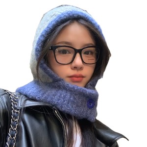 Mũ Khăn Quàng Cổ Giảm Thanh Cho Nữ Mũ Beanie Dệt Kim Một Mùa Đông Mũ Trượt Tuyết Mặt Nạ Trượt Tuyết Mũ Dệt Mùa Đông Ngoài Trời - Product Image 1