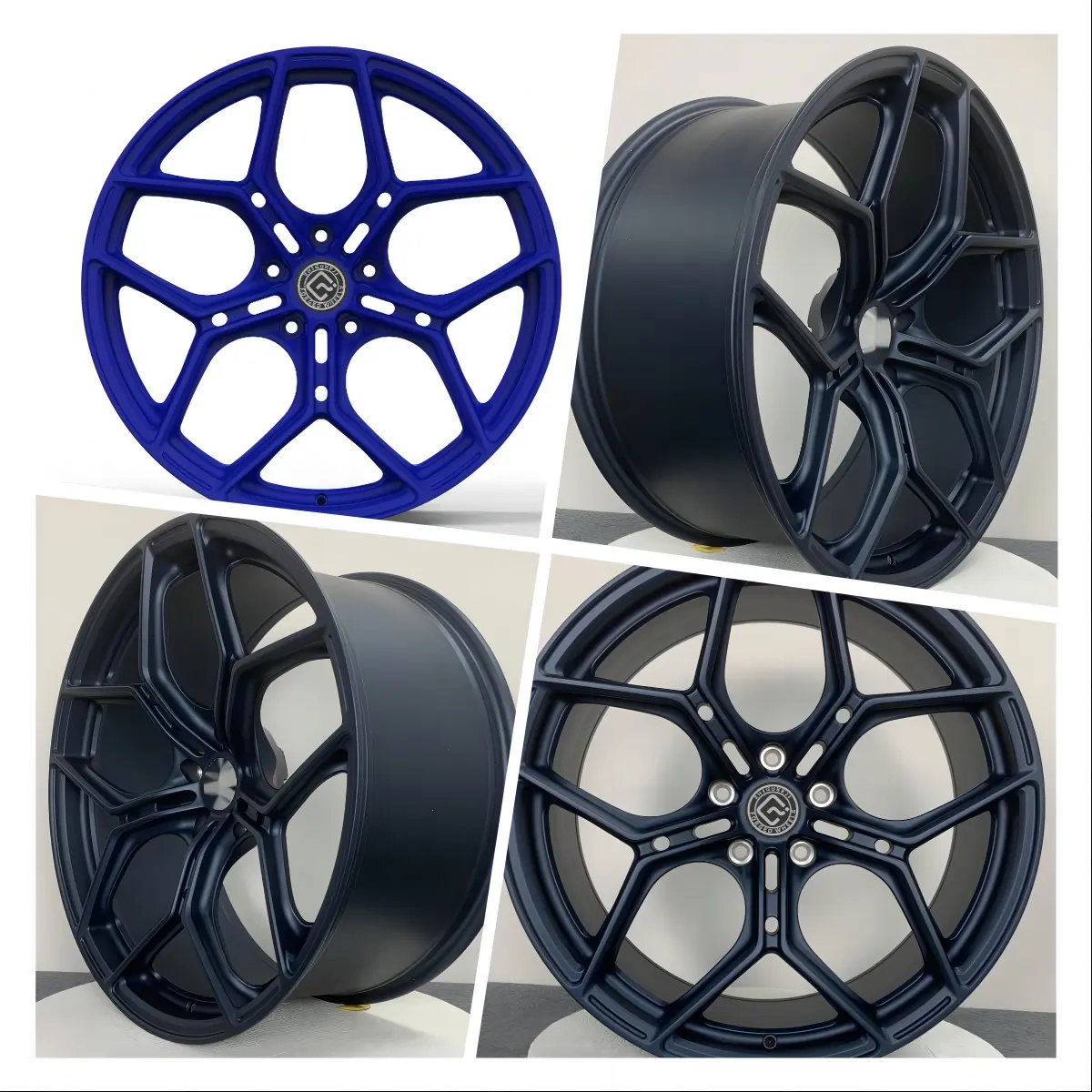 Premium 15 \ "-19 \" dövme alaşımlı jantlar 5x114.3 içbükey tasarım yeni durum 30mm ofset ile binek otomobiller için