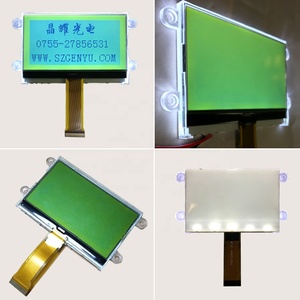 3.2 pollici LCD COG FPC Connettore Con LED Bianco back-luce 128x64 Punti In Bianco E Nero Display LCD - Product Image 6