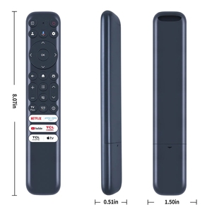 Telecomando vocale originale per telecomando Smart TV TCL RC813 FMB1 con microfono integrato In App Ne-tflix TV - Product Image 3