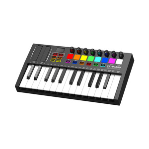 Buena calidad portátil MIDI Pad Beat Maker con 25 teclas USB MIDI Pad teclados controlador percusión Pad teclado - Product Image 4