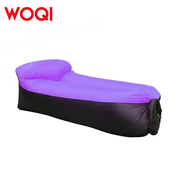 WOQI למכירה חמה קמפינג עמיד למים ועמיד בפני דליפות מיטת חוף וכיסא ספת אוויר עם כריות