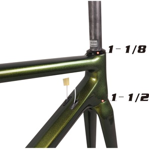 Hill Climbing Rim Brake Road Bike Frame FM609 Custom Chameleon 1003 Paint EPS Technology cavi esterni