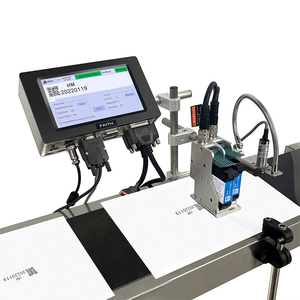 Online Neuer Zustand Automatischer Chargen code Tinten strahl drucker TIJ Ablaufdatum Karte und Papier drucker Maschine - Product Image 2