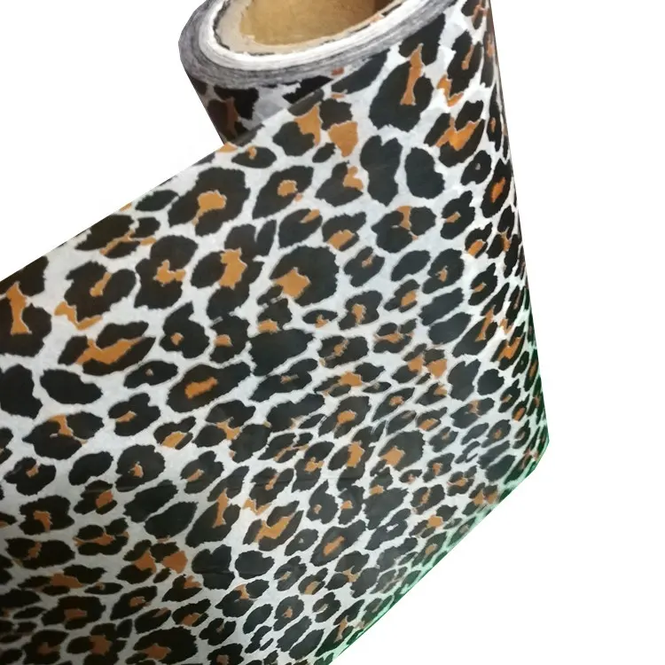 Papel de regalo impreso con patrón de Animal salvaje de leopardo