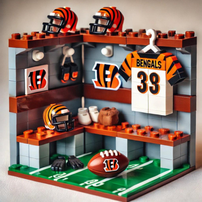 Bloques de construcción para vestidor - 21 Cincinnati Bengals