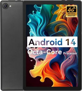 Tableta de 10,1 pulgadas Android 14 Widevine L1 HD Octa-Core 2,0 GHz 8GB RAM 64GB ROM (1TB TF) 4G WiFi 6 para Bluetooth 5,0 PC - Product Image 6