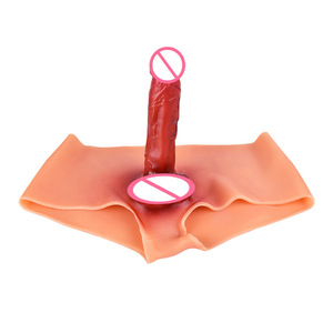 גבוה המותניים מעור אחד מכנסיים מעור דילדו למבוגרים עם רצועה סיליקון צעצוע מין - Product Image 4