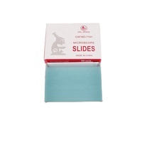 Precio de fábrica Portaobjetos de microscopio de laboratorio portaobjetos de vidrio 7101 Bordes de tierra esmerilados - Product Image 3