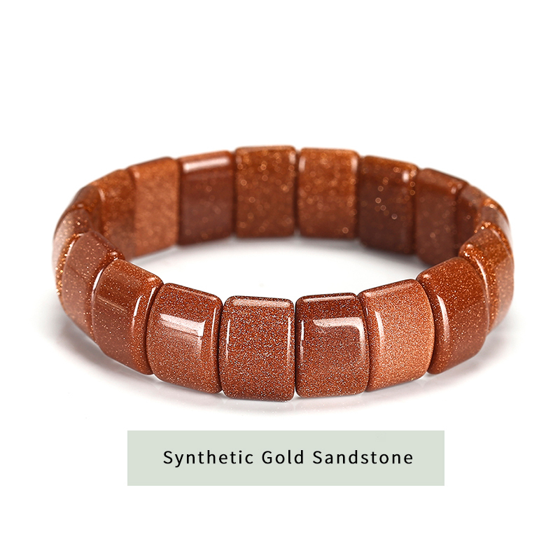 Synthetic Gold Sandstone Bracelet