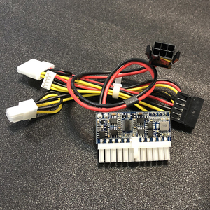 <strong>PCI</strong>-E 6pin Female <strong>Input</strong> DC-ATX 160-250W 24pin Power Supply Module Switch Pico PSU Car Auto Mini ITX High DC-ATX Power Module - Product Image 5