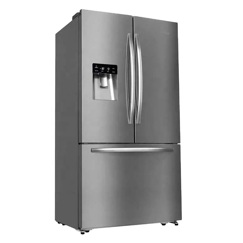 Refrigerador para el hogar con mango de agarre, puerta francesa No Frost 536L, precio con dispensador de agua