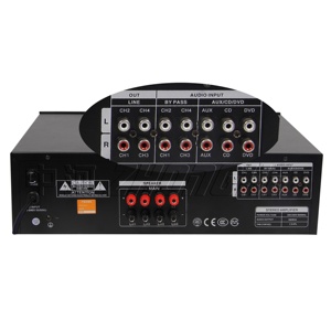 産業用グレード2000WポストパワーアンプPAシステムパブリックアドレスアンプDSP制御70V/100Vライン出力 - Product Image 6