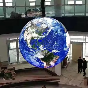 Shenzhen Гибкая рекламная панель с вращающимся шаровым модулем HD Full XX P10 Светодиодный Глобус видео экран с программируемым экраном - Product Image 4