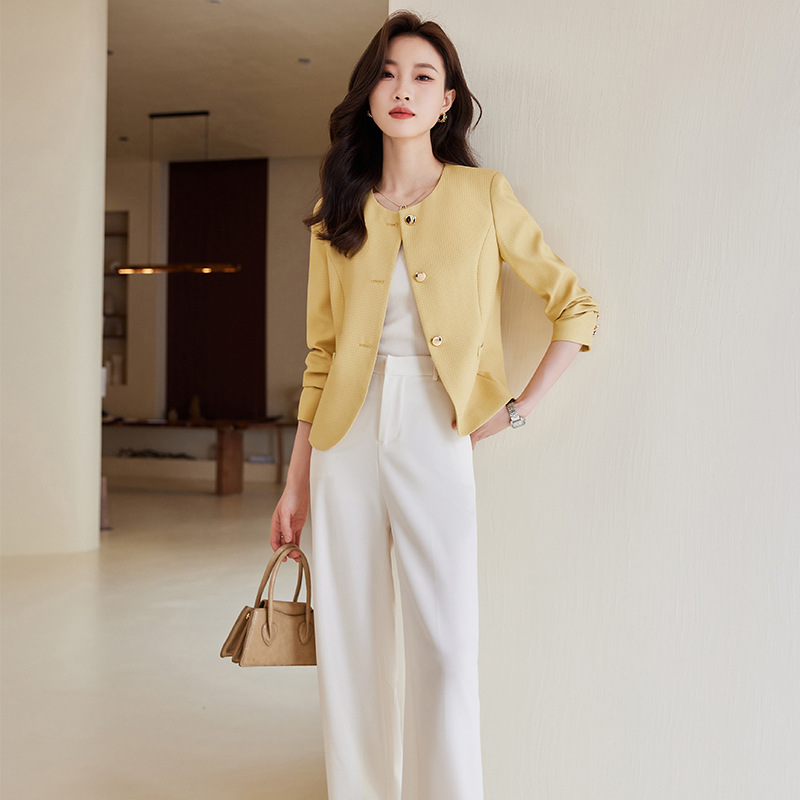 yellow suit