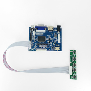 Placa de controlador LCD universal, interfaz de 30 Pines, TFT, PCB800099-V.9, TTL, 50pin, LVDS, HD, MI, VGA, AV - Product Image 3