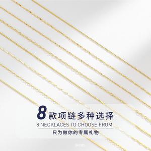 Fine 1 Cadena De Plata <span class=keywords><strong>990</strong></span>チェーンネックレス18Kゴールドキューバボックス波スネークリンクチェーンネックレス女性用999シルバージュエリー