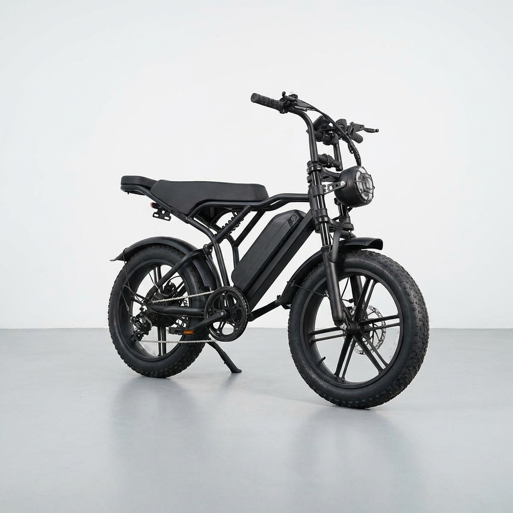 Vélo électrique Fatbike modèle R002 noir