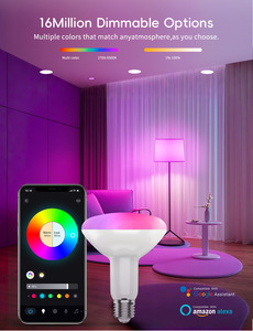 <strong>10W</strong> Smart Bulb Alexa E26 E27 Wifi <strong>Led</strong> Smart Light Bulb <strong>LED</strong> Color Changing <strong>DIY</strong> Scenes Music Sync Mushroom <strong>Led</strong> Smart Bulb - Product Image 5