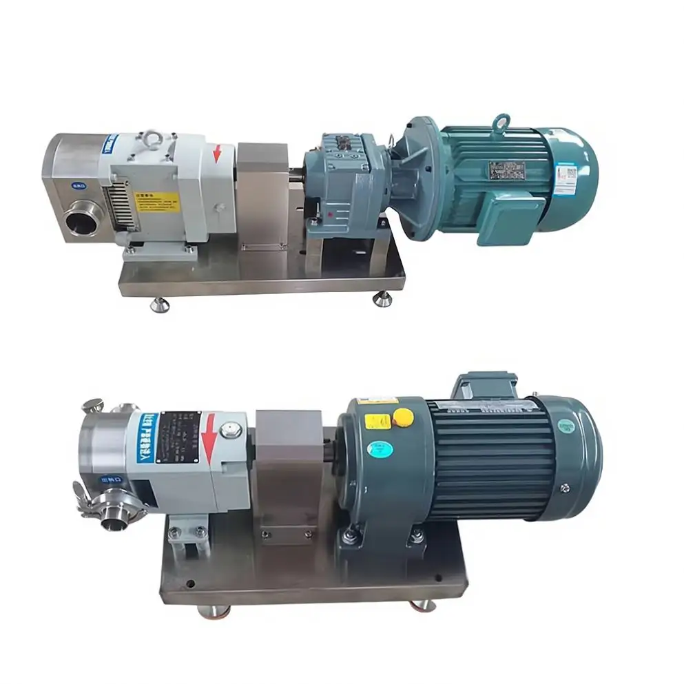 Multi Factory Direct Sales Sanitary Stainless Steel High Viscosity Food Delivery Positive Cam Rotor Lobe Pump