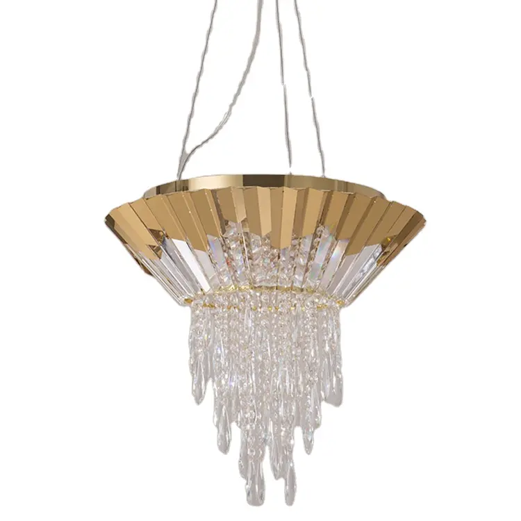 Luxury Chandelier Luxury K9 Crystal Metal Ceiling Lamp