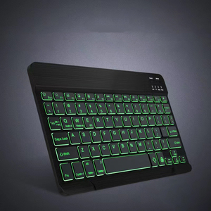 Teclado Bluetooth Azerty con diseño alemán personalizado, teclado inalámbrico portátil retroiluminado para tableta Android de 8 pulgadas - Product Image 1