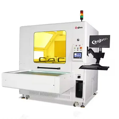 LA-GN1280TT-AT-SCCD 1200*800 Clothing fabric marking machine place multiple parts Double-head async smart line drawing system