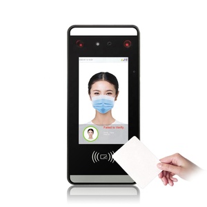 Controllo di accesso di riconoscimento facciale e sistema biometrico di partecipazione di tempo con il rilevamento della temperatura WIFI - Product Image 1