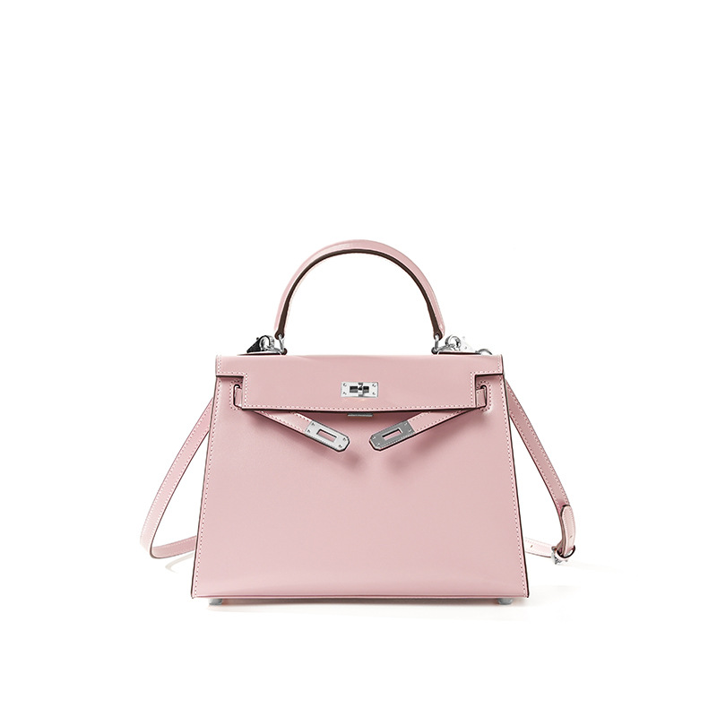 Boucle argentée rose