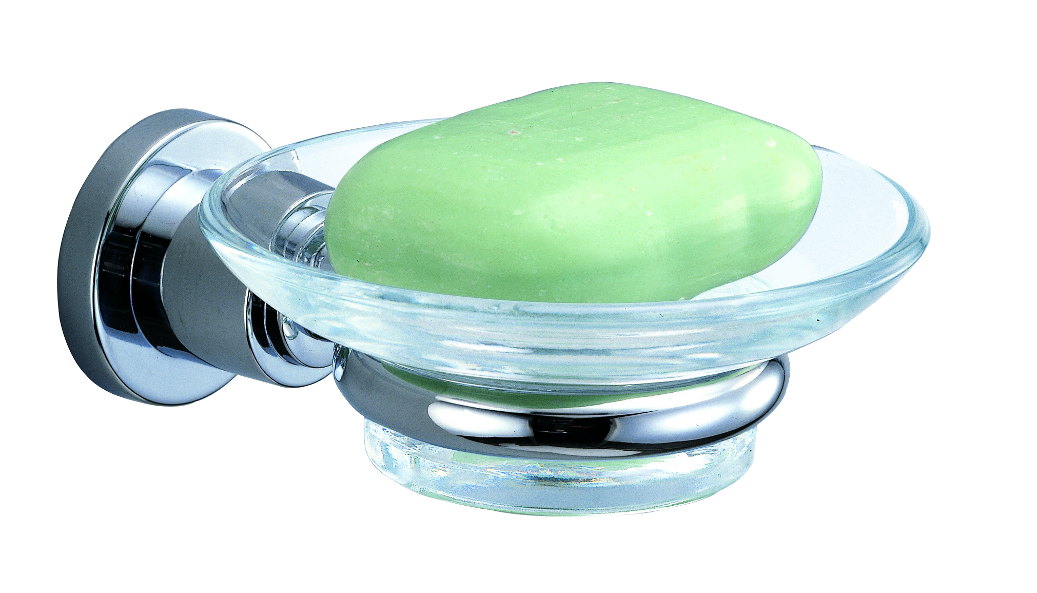 soap holder with glass