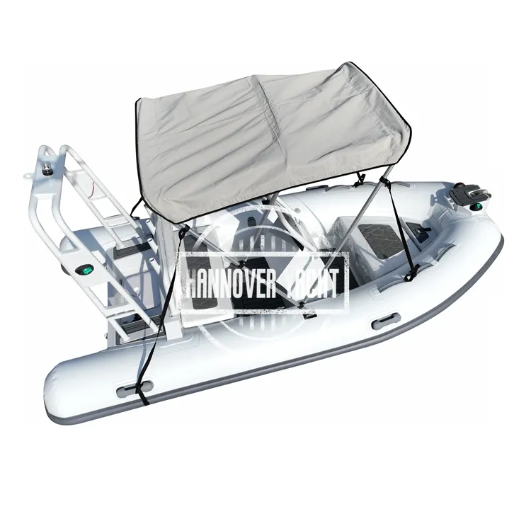 Rib 360 Deep-v aluminium kaku lambung tiup memancing dayung 360 Rib perahu untuk dijual